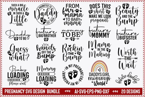Download Pregnancy SVG Design Bundle - Pregnancy svg design Collection