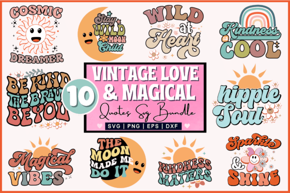 Download Vintage Love &amp; Magic Svg Bundle - Magic svg Collection