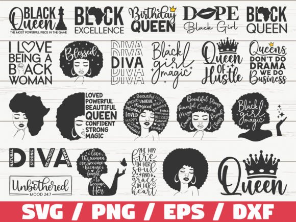 Download Black Girl Magic SVG Bundle / Cut Files - Magic svg Collection