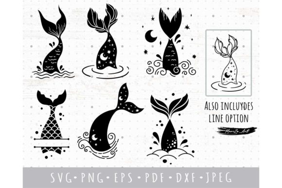 Download Little Mermaid Tails Magic SVG Bundle - Magic svg Collection