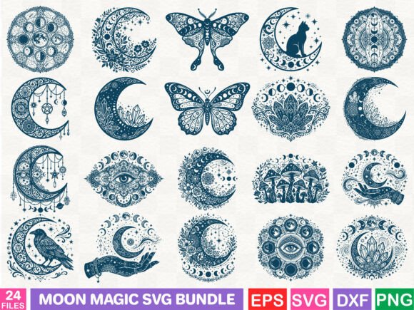Download Moon Magic SVG Bundle - Magic svg Collection
