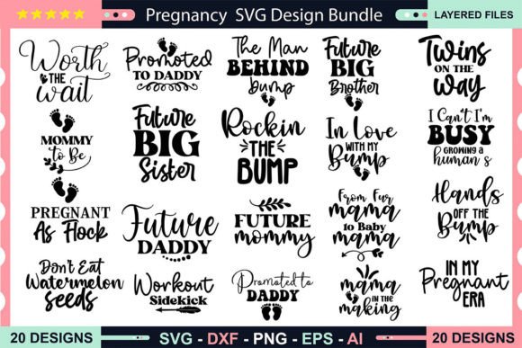 Download Pregnancy SVG Design Bundle - Pregnancy svg design Collection