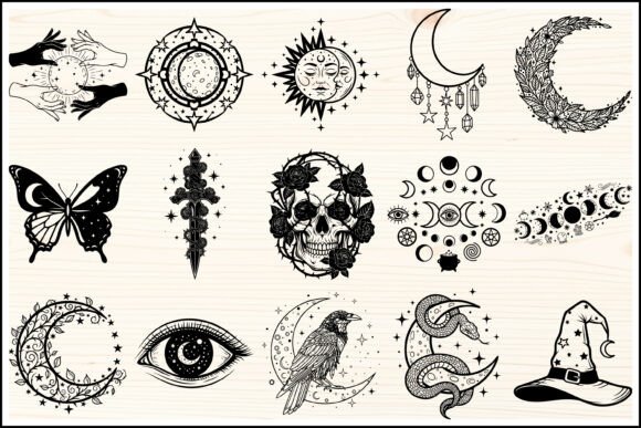 Download Celestial Moon Magic SVG Bundle - Magic svg Collection