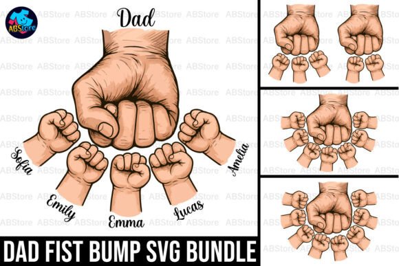 Download Father's Day Fist Bump SVG Bundle - Father's day fist bump svg bundle Collection