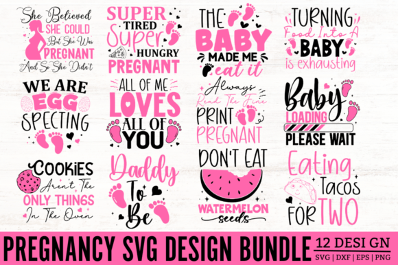 Download Pregnancy SVG Design Bundle - Pregnancy svg design Collection